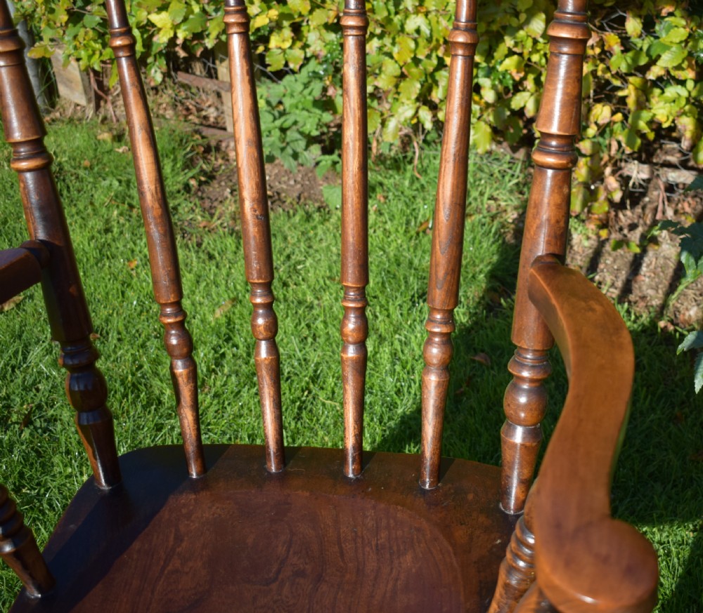 Antique English Victorian Arm Chair View XI