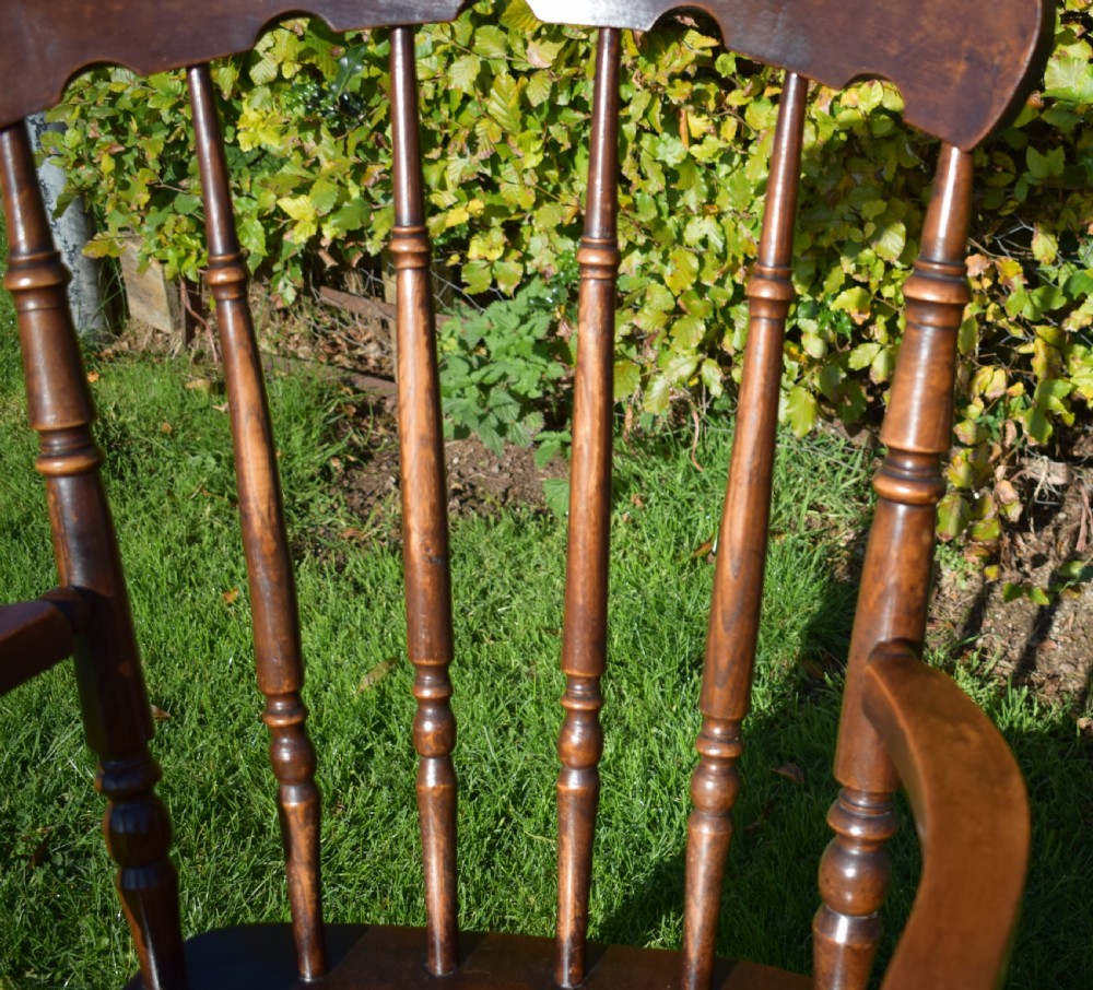 Antique English Victorian Arm Chair View XII