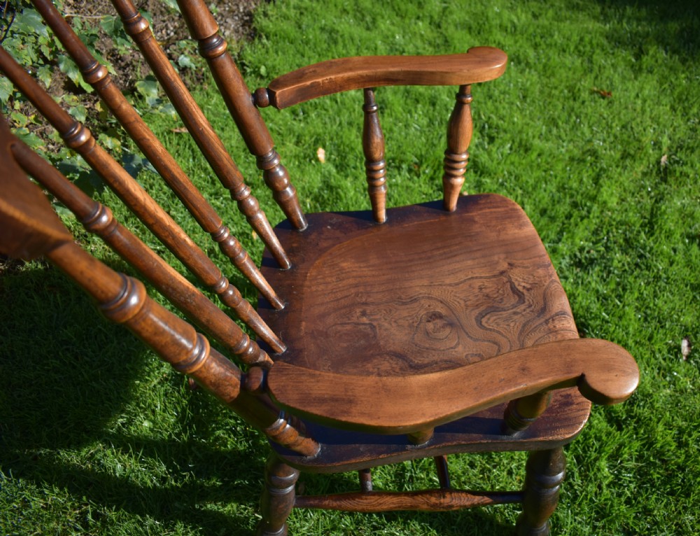 Antique English Victorian Arm Chair View XIII