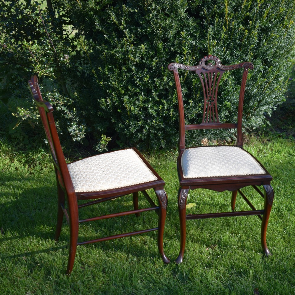Antique Victorian Pair of Chairs View IV