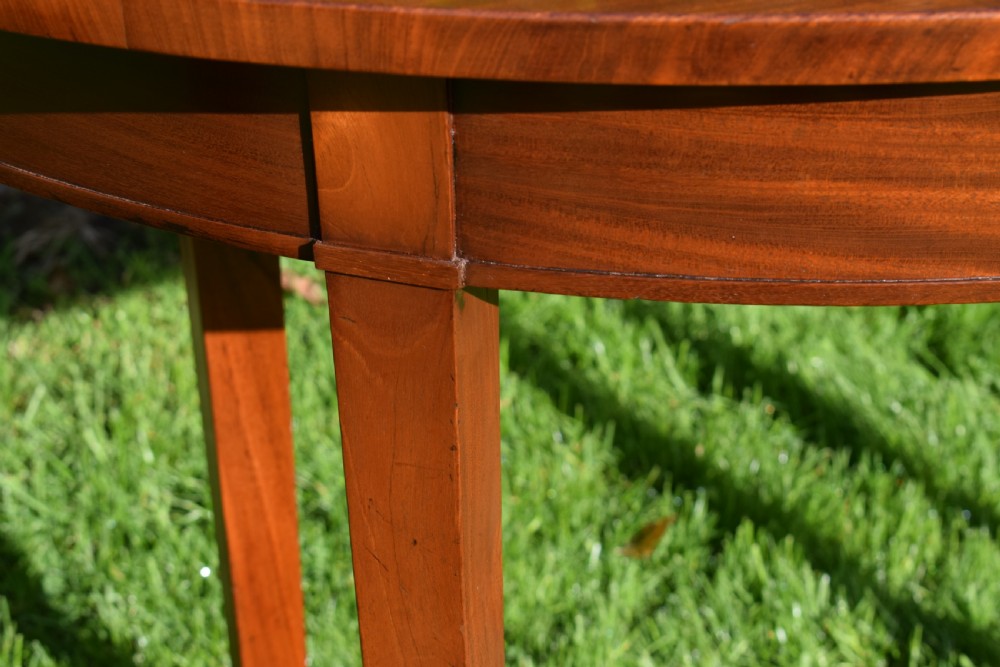 Antique Georgian Period Demi-Lune Console Tables View V