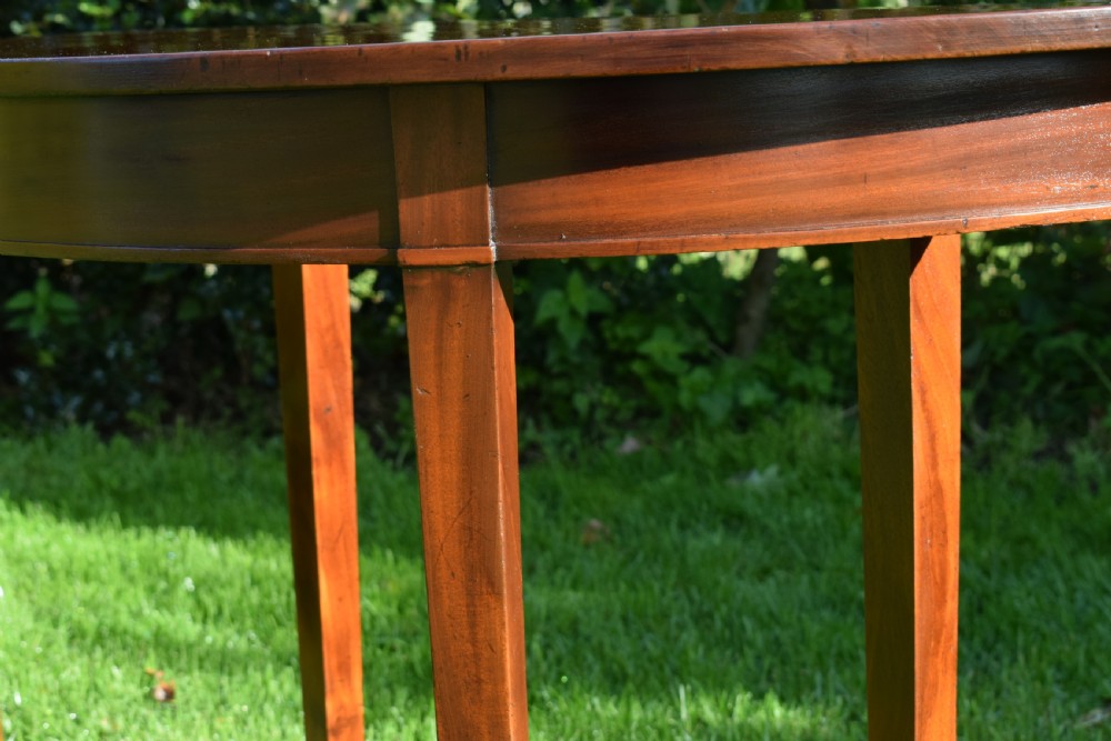 Antique Georgian Period Demi-Lune Console Tables View IX