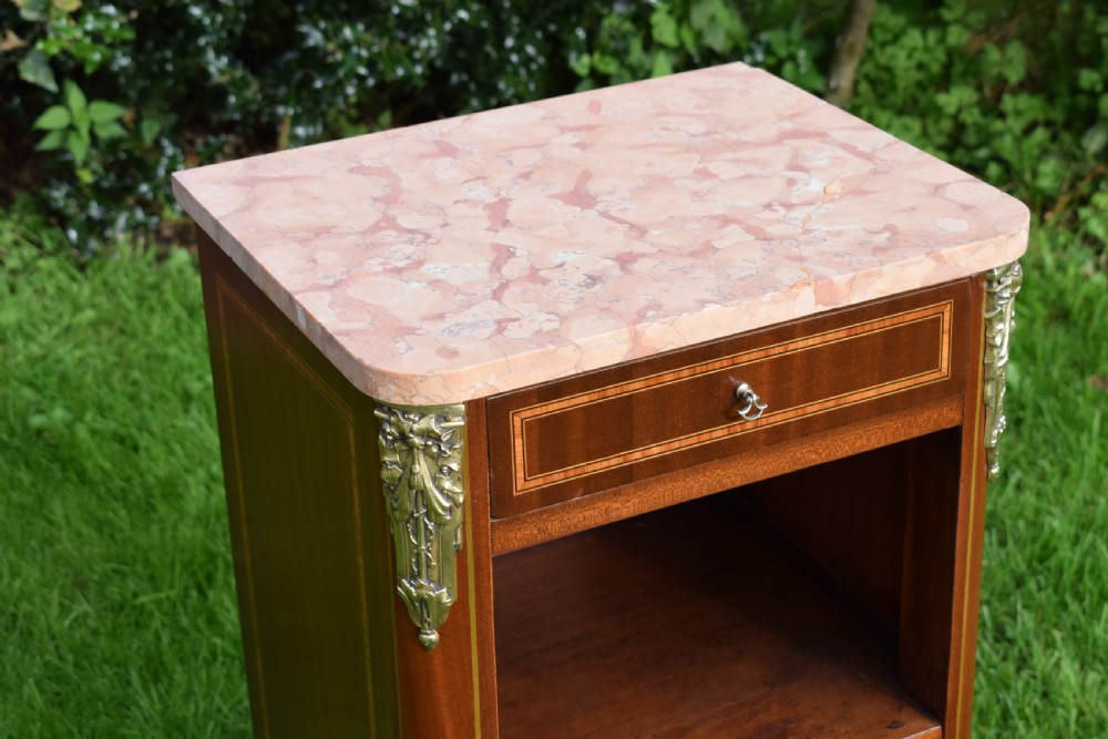 Antique Bedside Cabinet View IX