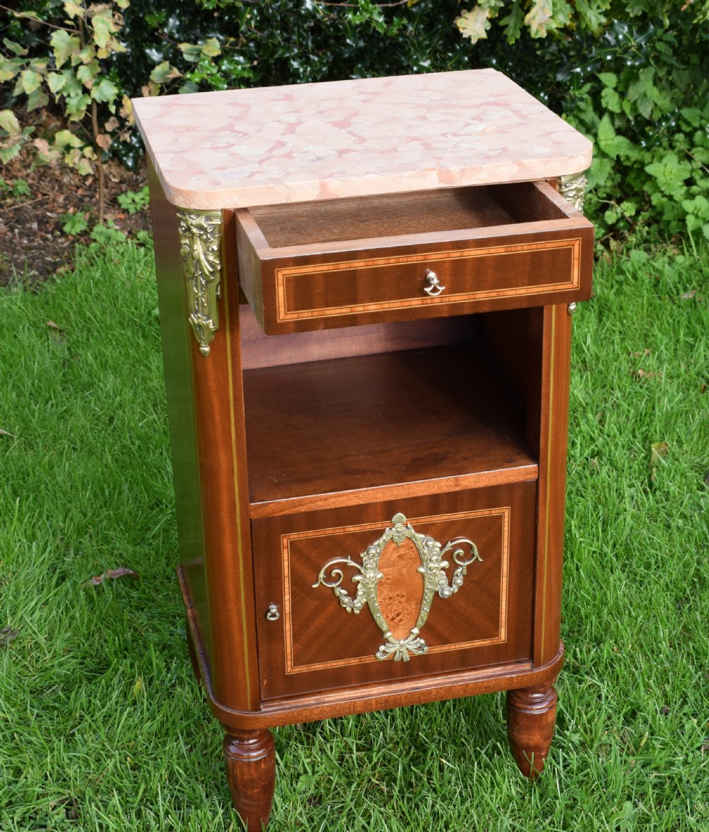 Antique Bedside Cabinet View XI