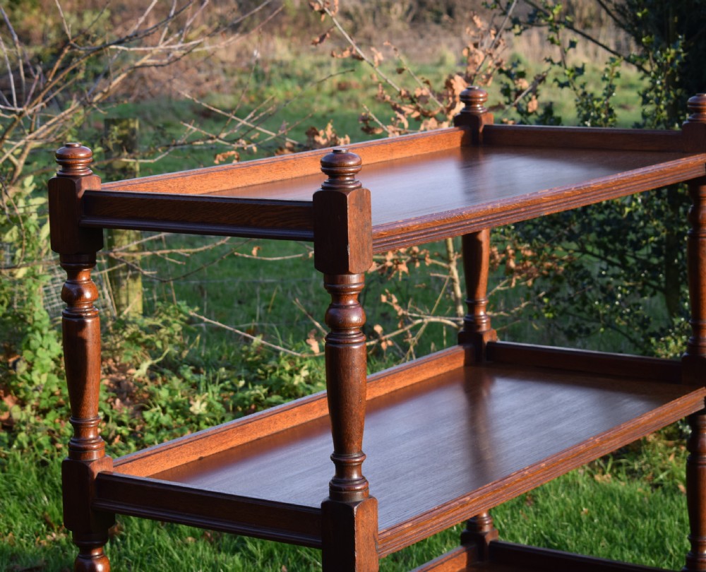 Antique Victorian Buffet Stand View XII