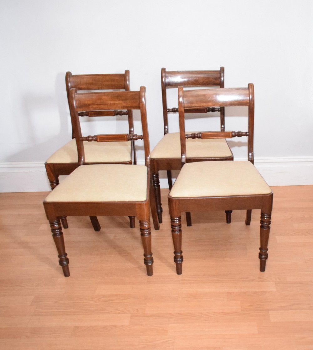 Antique Regency Set of 4 Dining Chairs View III