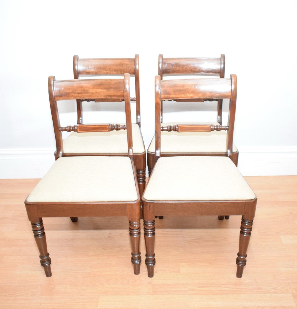 Antique Regency Set of 4 Dining Chairs View IV