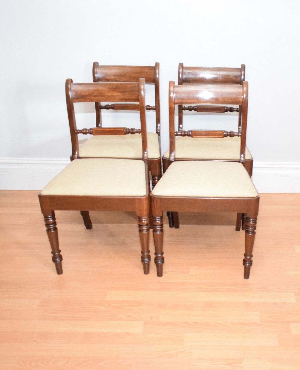Antique Regency Set of 4 Dining Chairs View VI