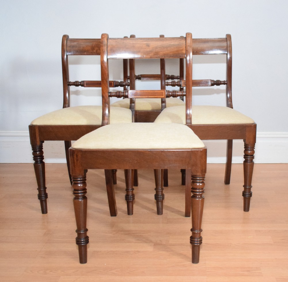 Antique Regency Set of 4 Dining Chairs View VII