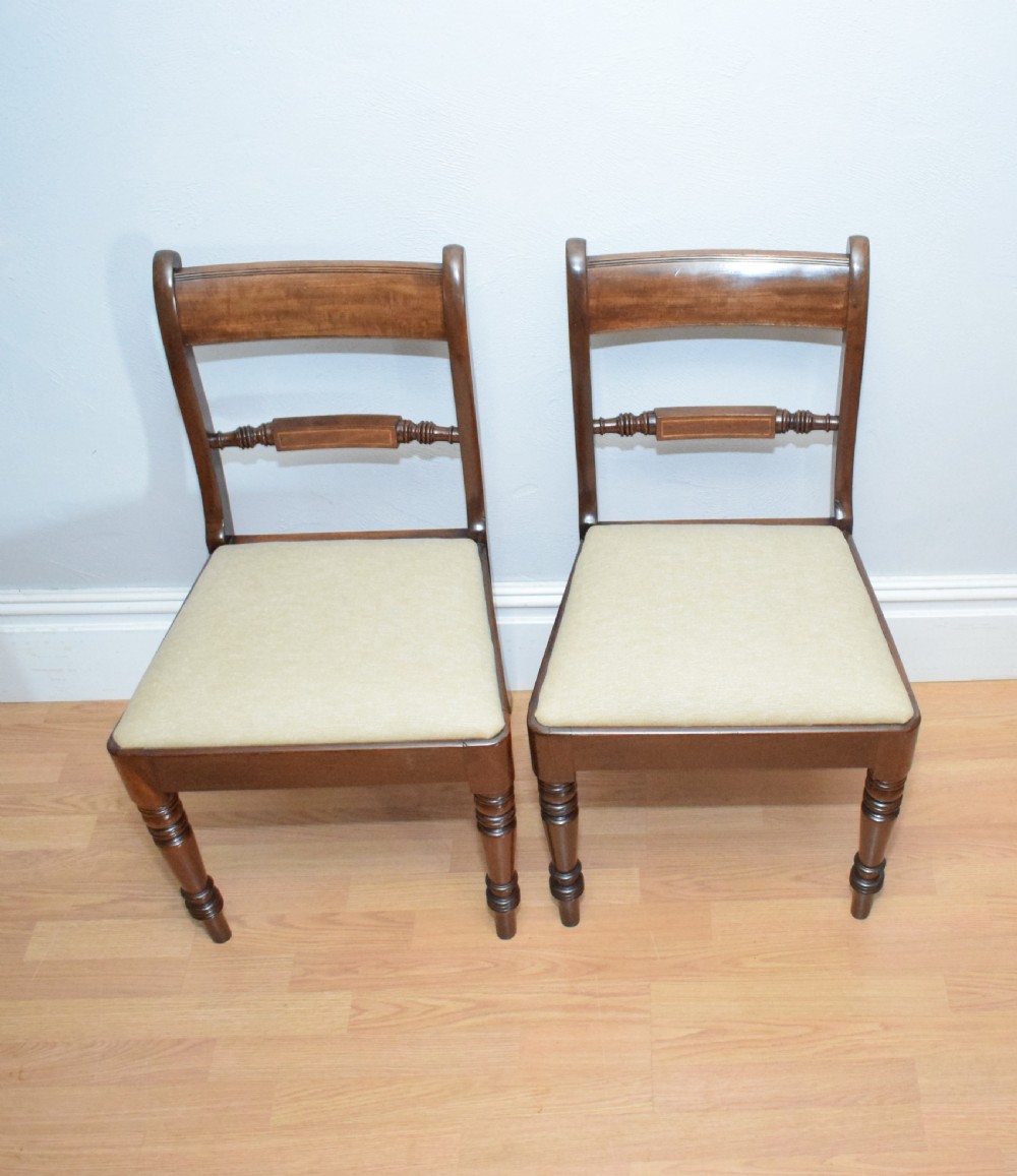 Antique Regency Set of 4 Dining Chairs View XI