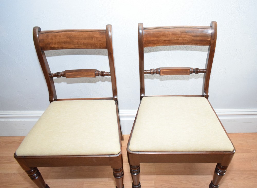Antique Regency Set of 4 Dining Chairs View XII
