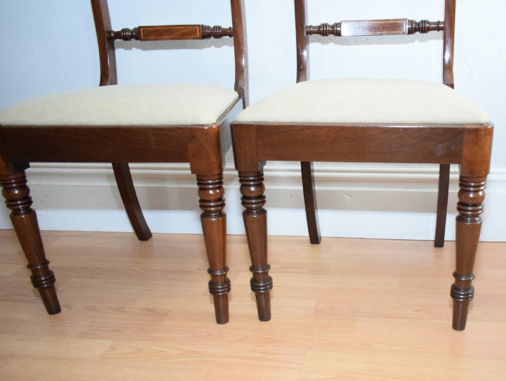 Antique Regency Set of 4 Dining Chairs View XIII