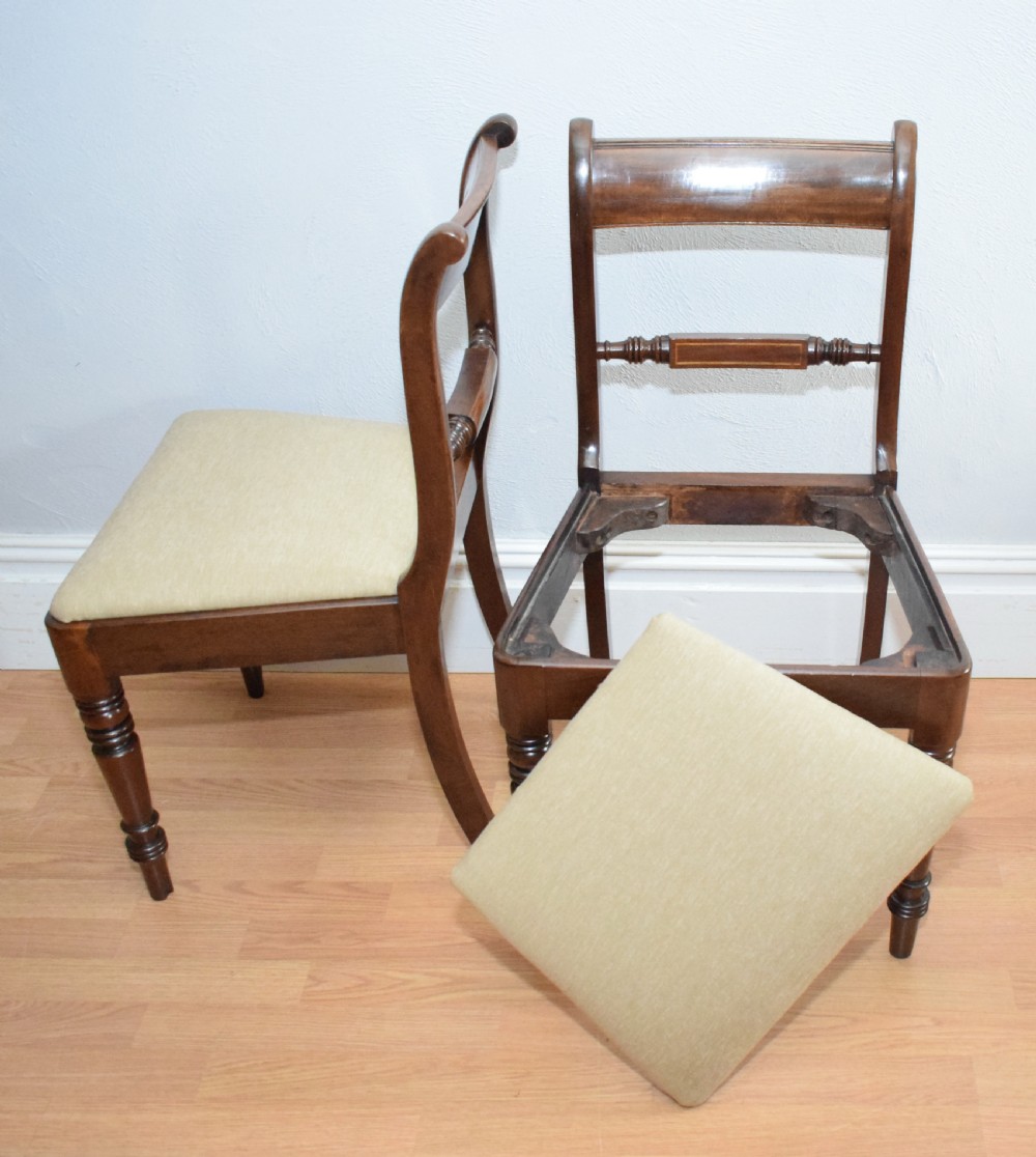 Antique Regency Set of 4 Dining Chairs View XVI
