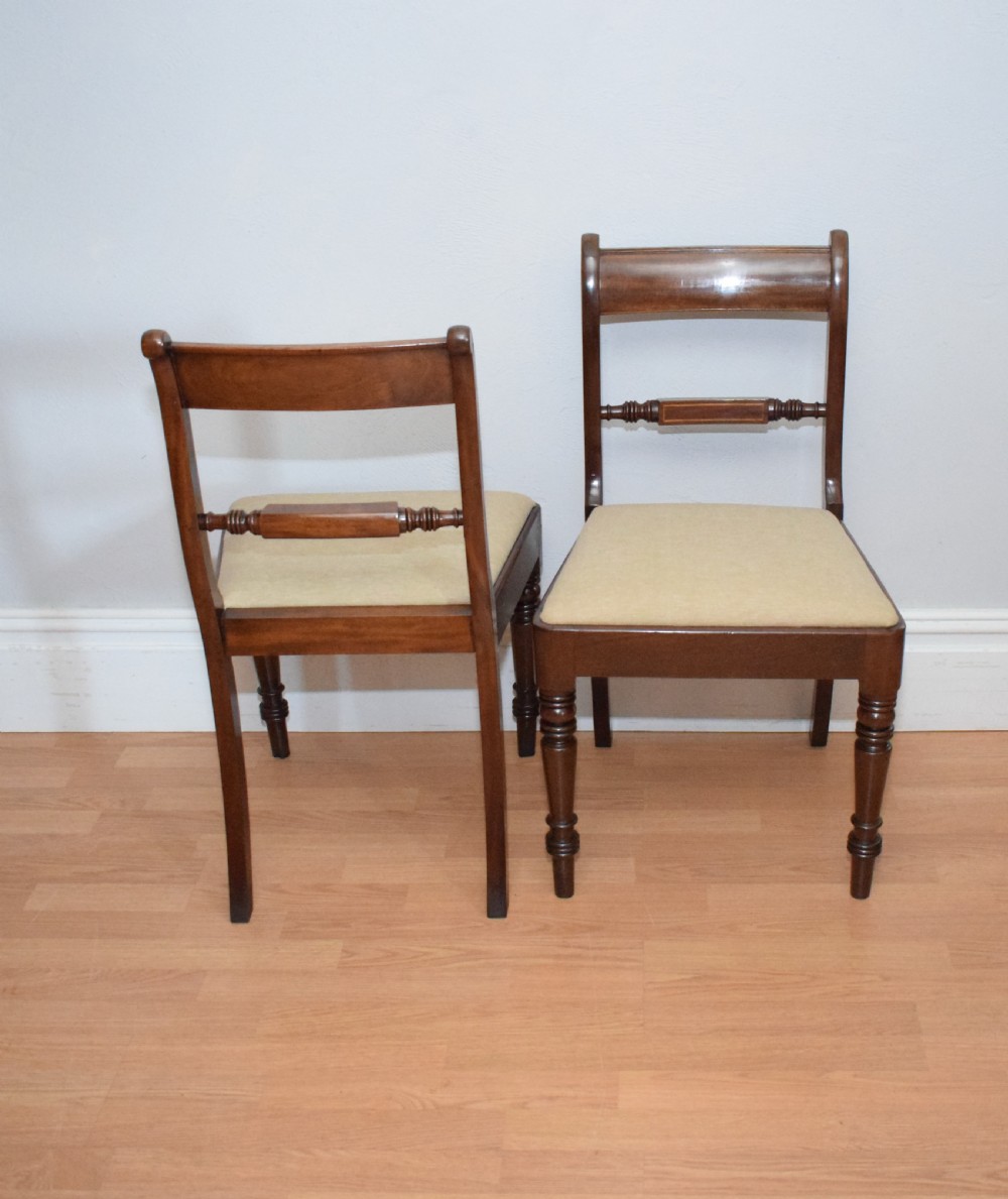 Antique Regency Set of 4 Dining Chairs View XVII