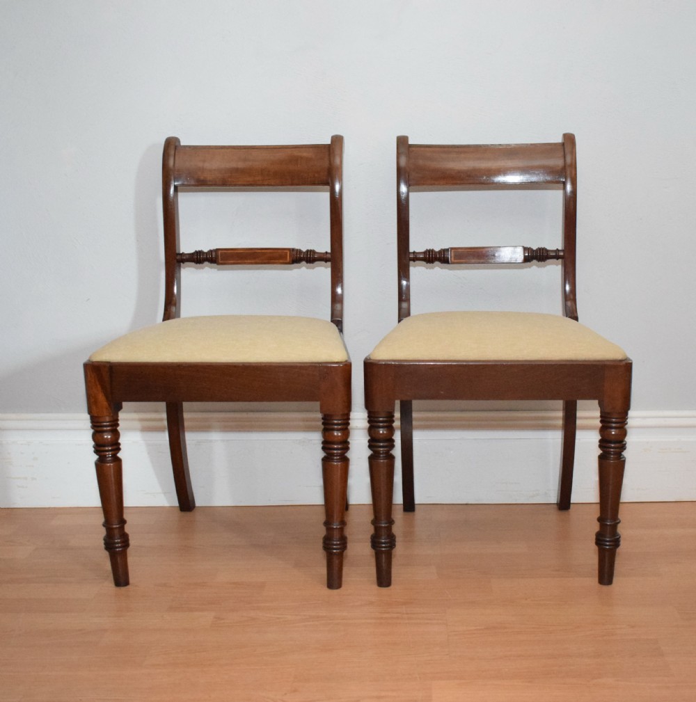 Antique Regency Set of 4 Dining Chairs View XIX