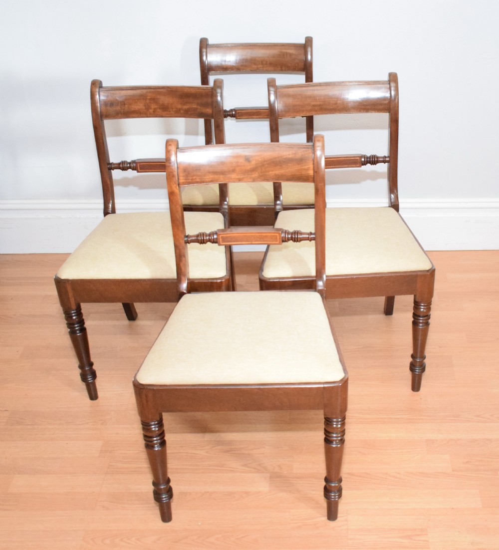 Antique Regency Set of 4 Dining Chairs View XX
