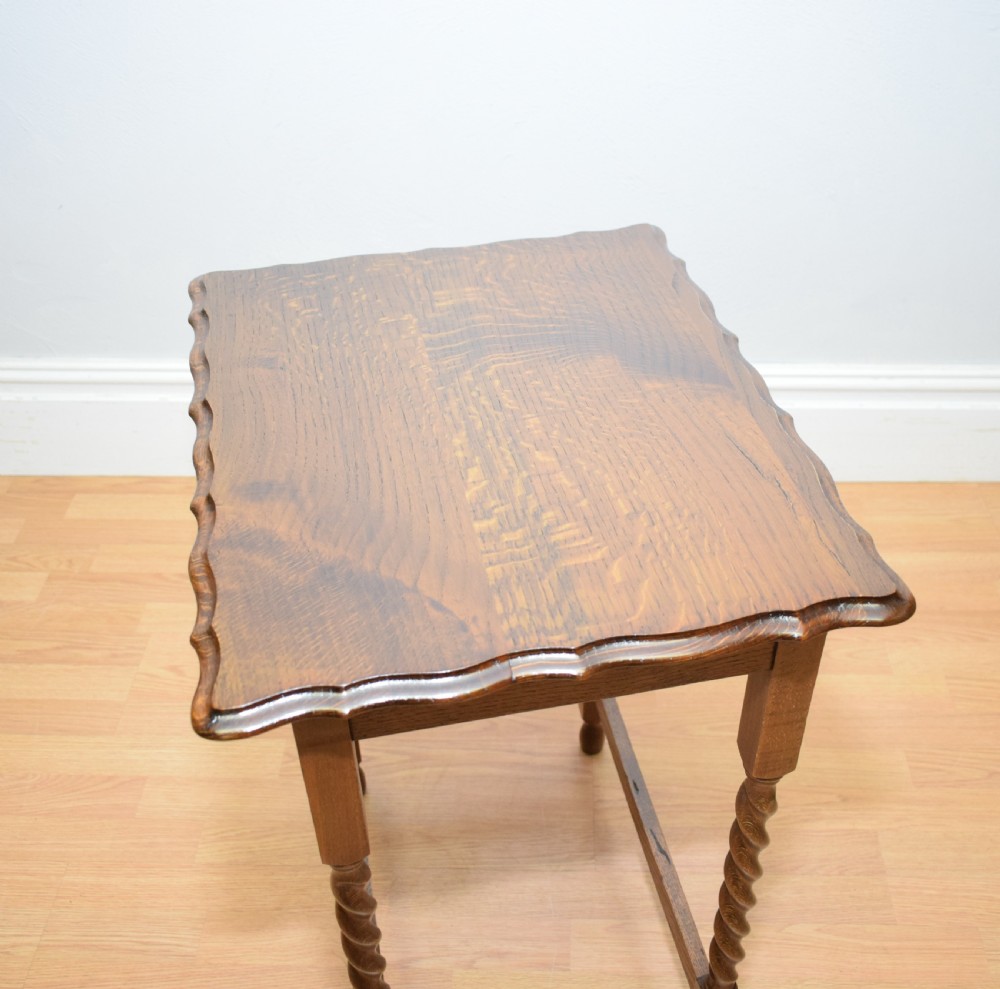 Antique Occasional Oak Table View II