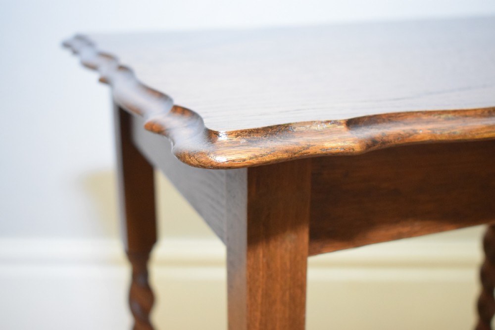 Antique Occasional Oak Table View VII