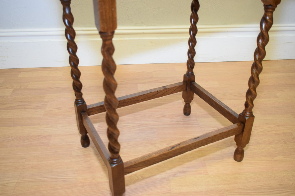 Antique Occasional Oak Table View VIII