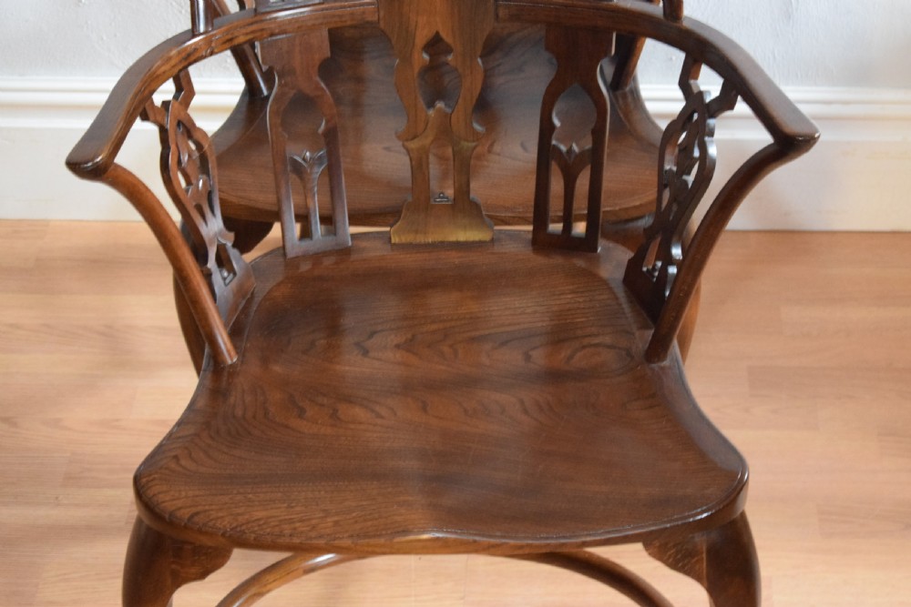 Early 20th Century Pair of Gothic Chairs View XIX
