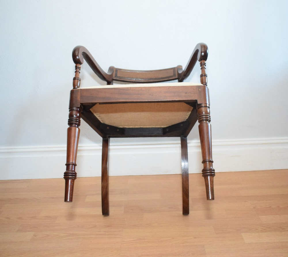 Antique Pair of Regency Arm Chairs View XIV