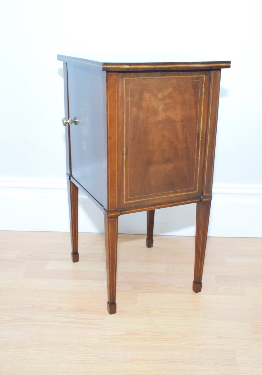 Antique Edwardian Bedside Cupboard View IX