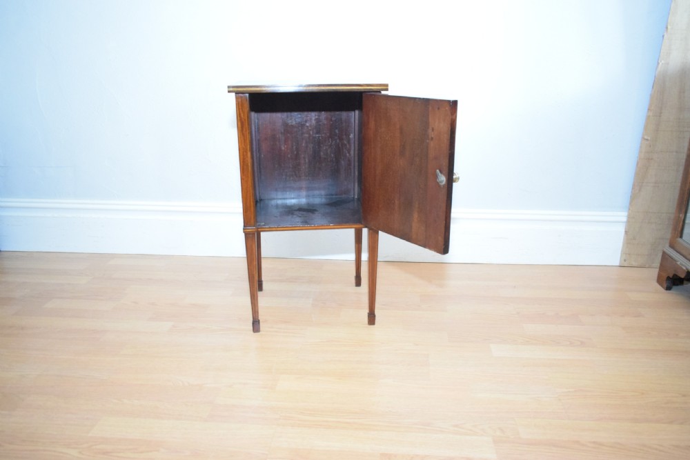 Antique Edwardian Bedside Cupboard View X