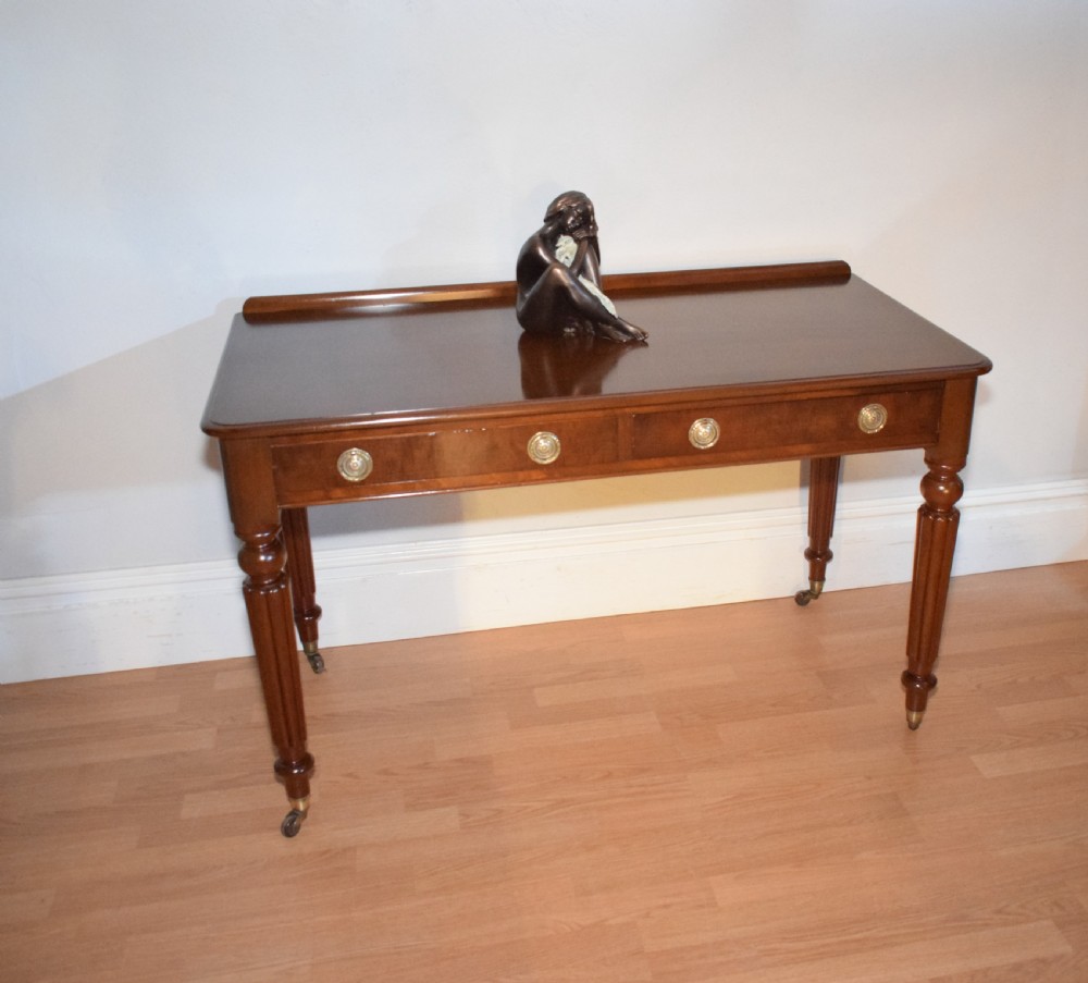 Antique Victorian 2 Drawer Table View II