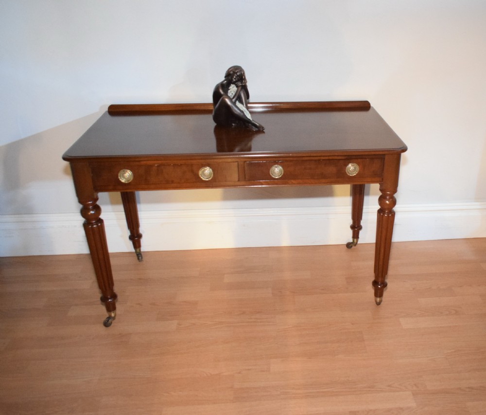 Antique Victorian 2 Drawer Table View III