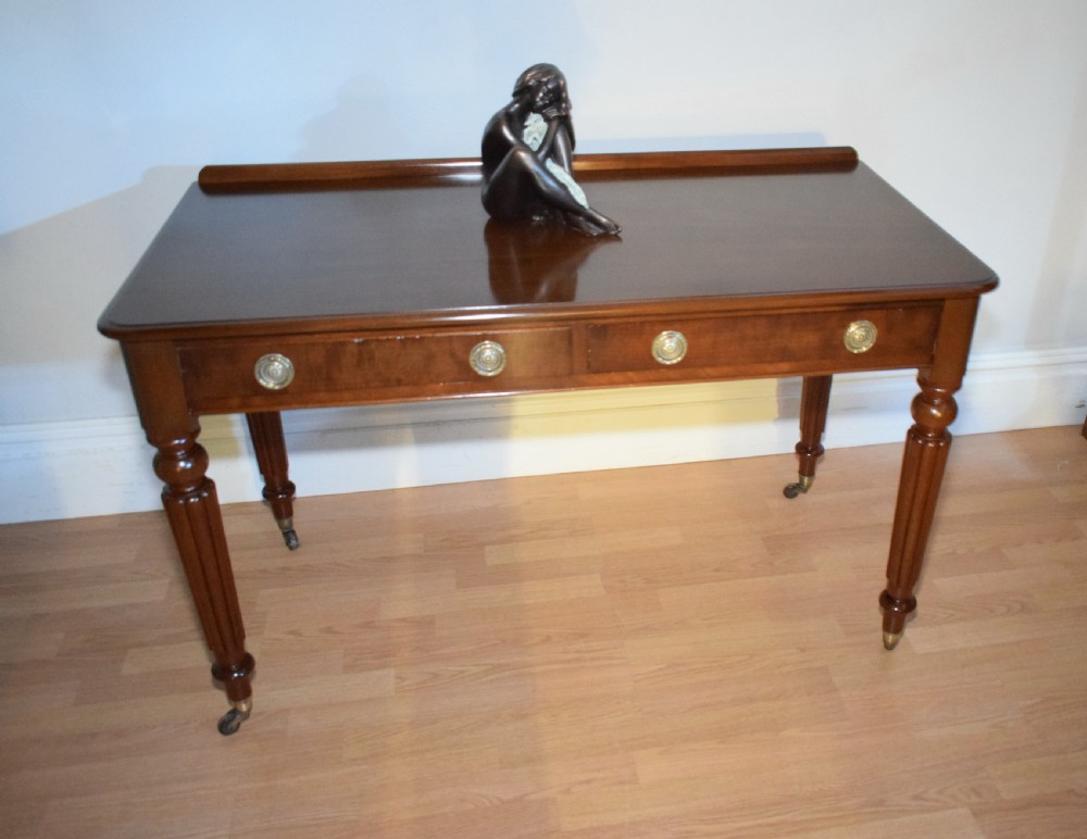 Antique Victorian 2 Drawer Table View IV