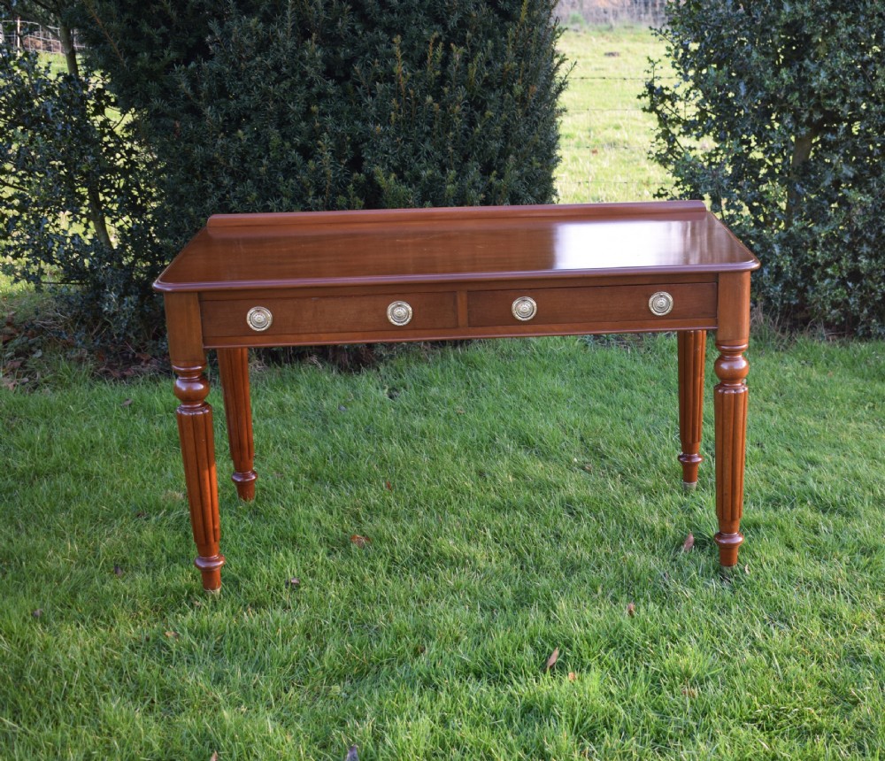 Antique Victorian 2 Drawer Table View V