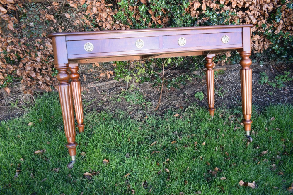 Antique Victorian 2 Drawer Table View XII