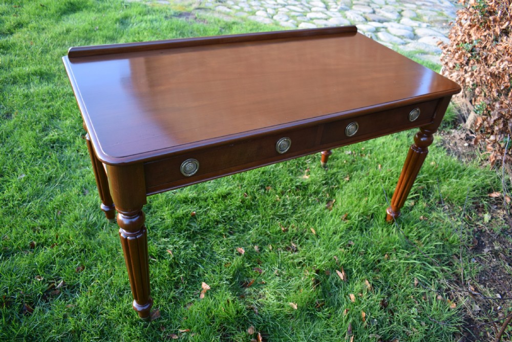 Antique Victorian 2 Drawer Table View XIV