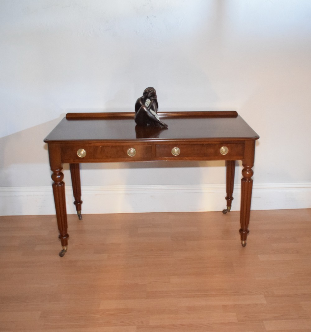 Antique Victorian 2 Drawer Table View XV