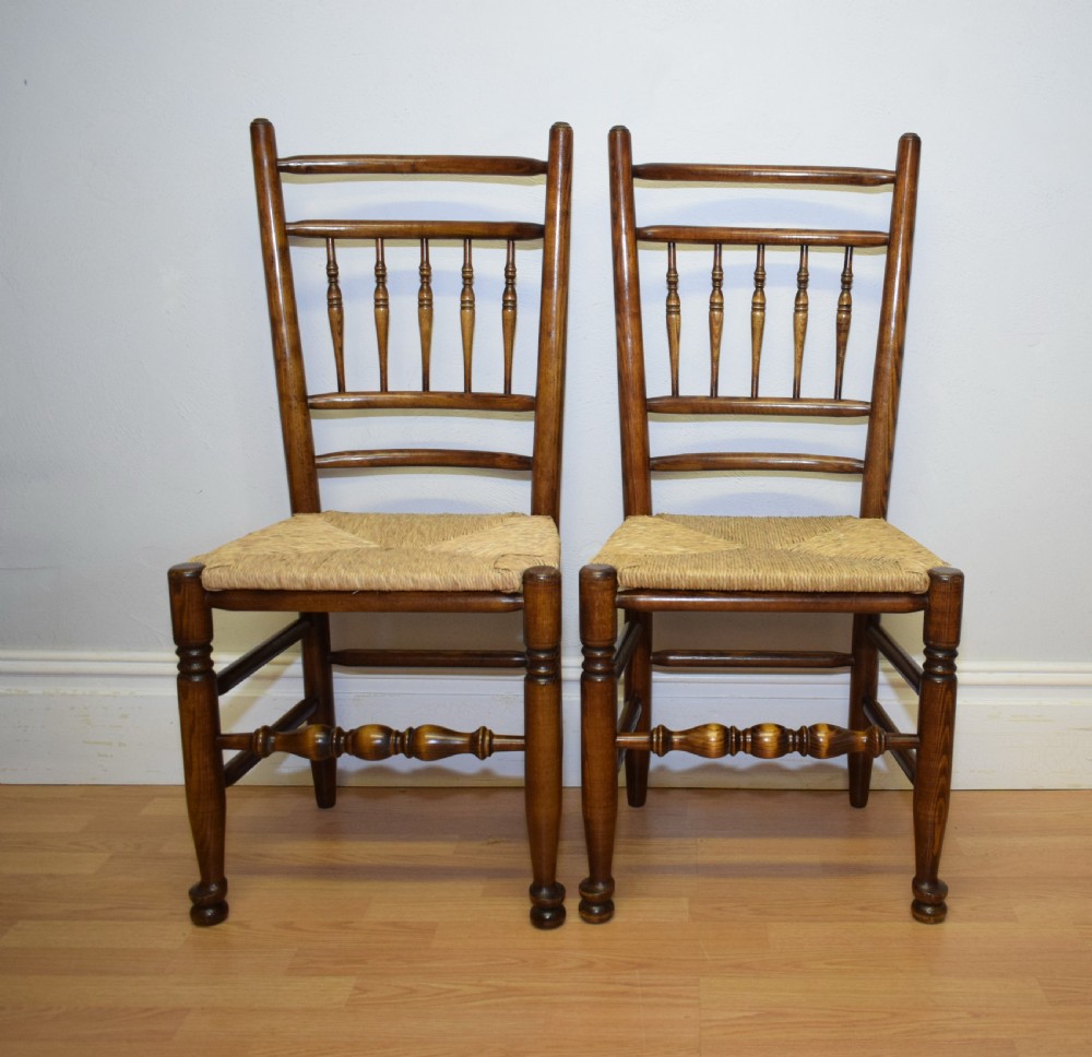 Early 20th Century Set of 6 Spindle Back Chairs View VIII