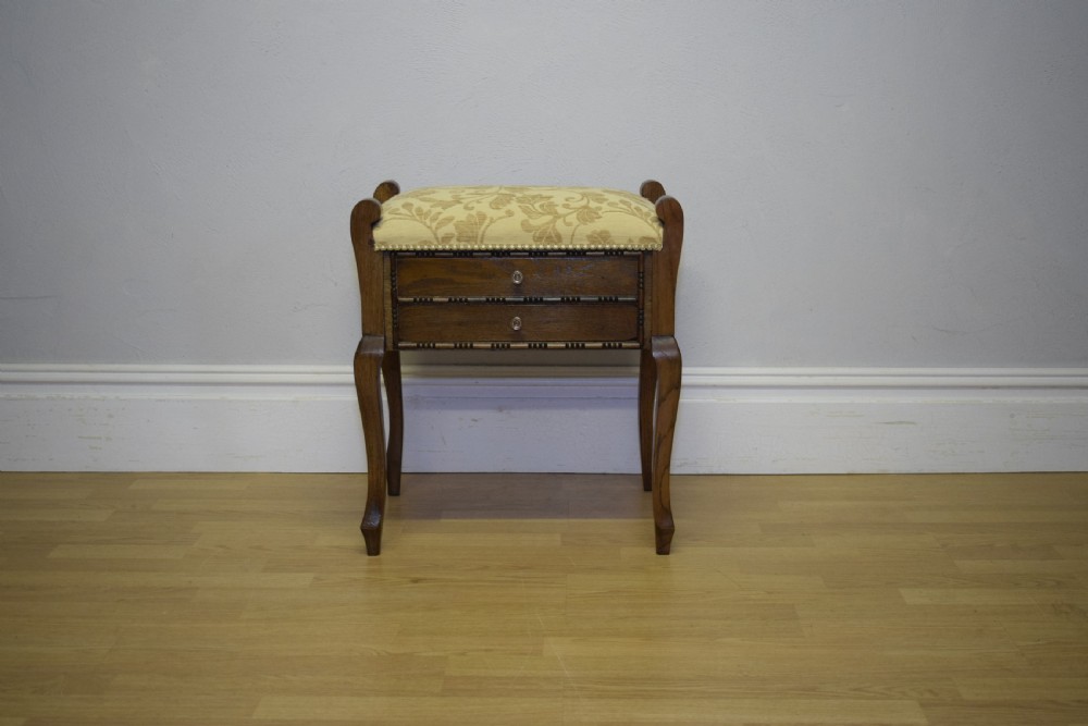 Antique Piano Stool View II