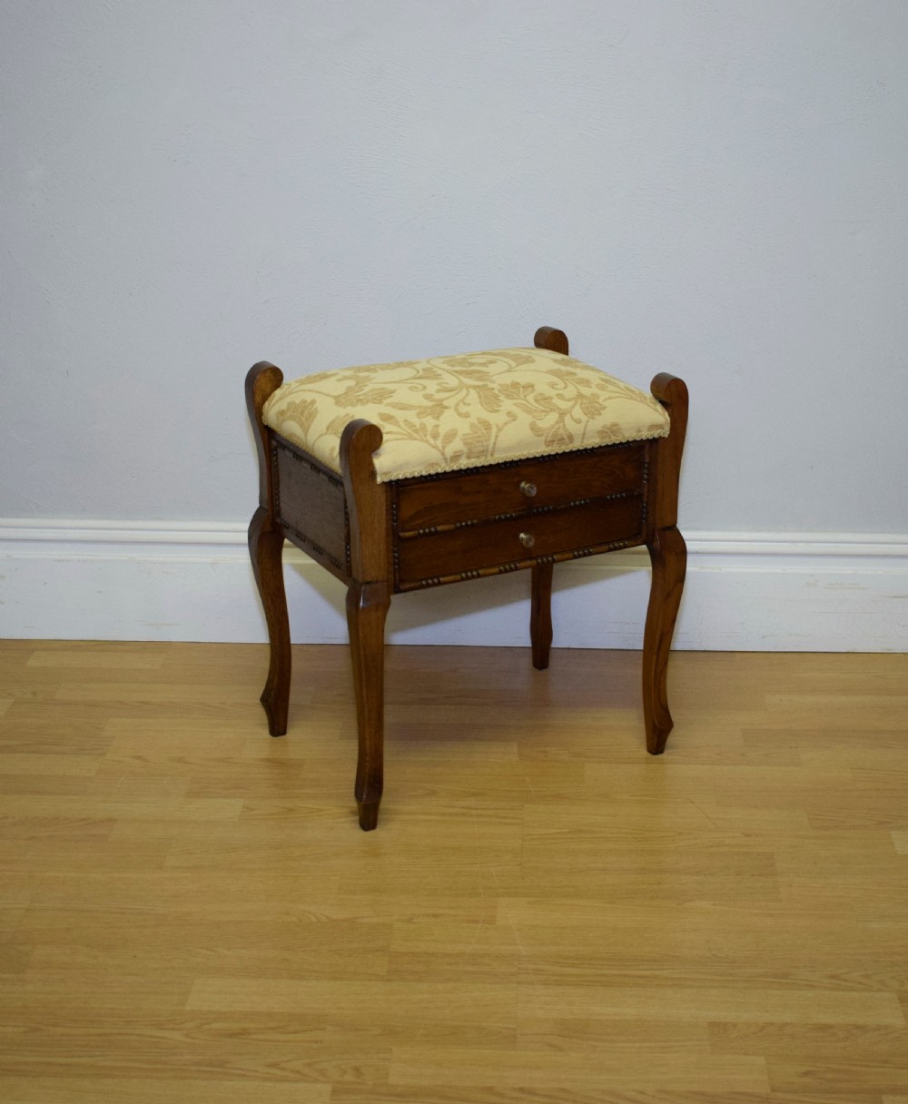 Antique Piano Stool View VII