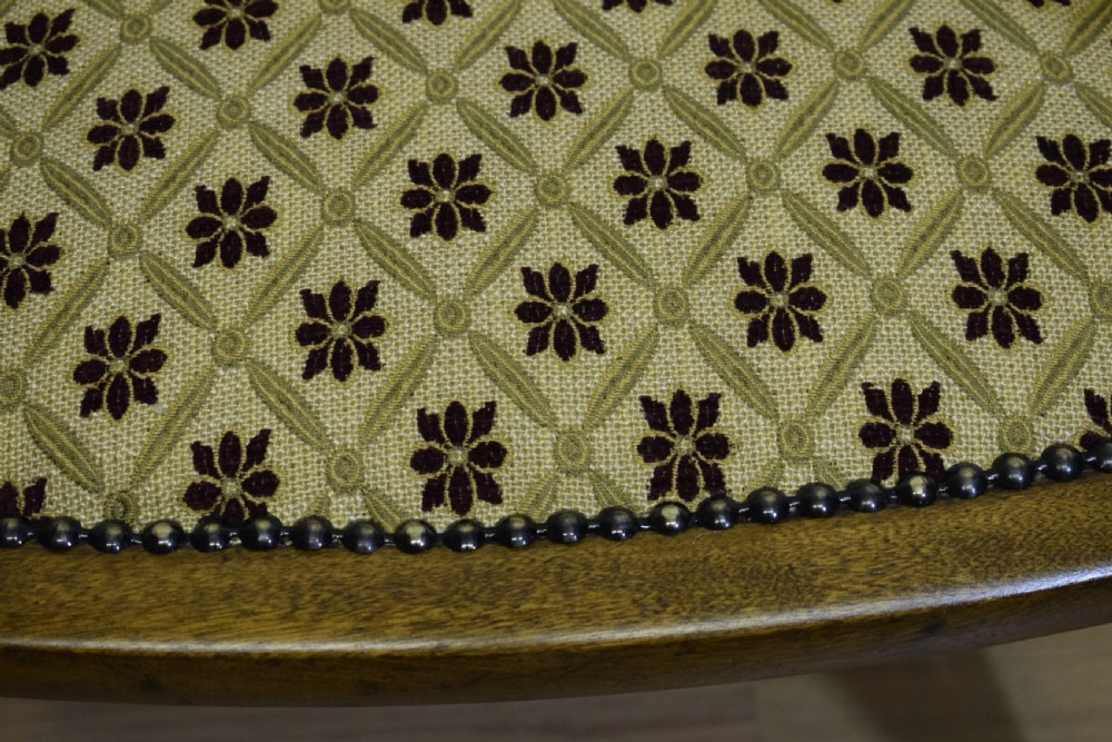 Antique Inlaid Parlour Arm Chair View IX