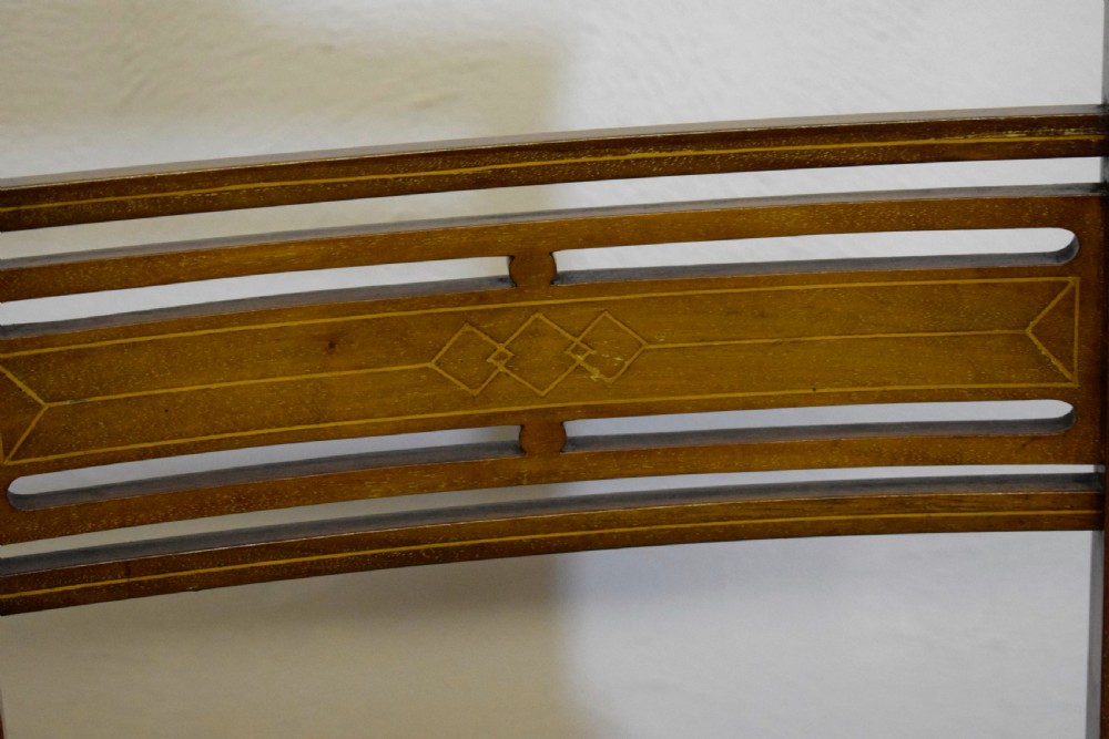 Antique Inlaid Parlour Arm Chair View XII