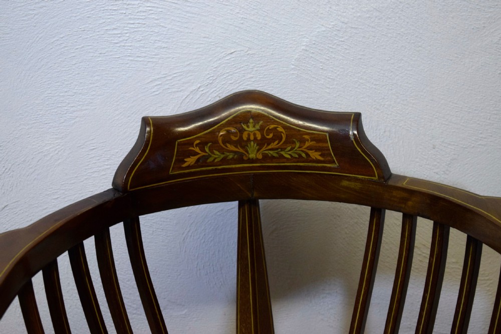 Antique Late Victorian Corner Chair View II