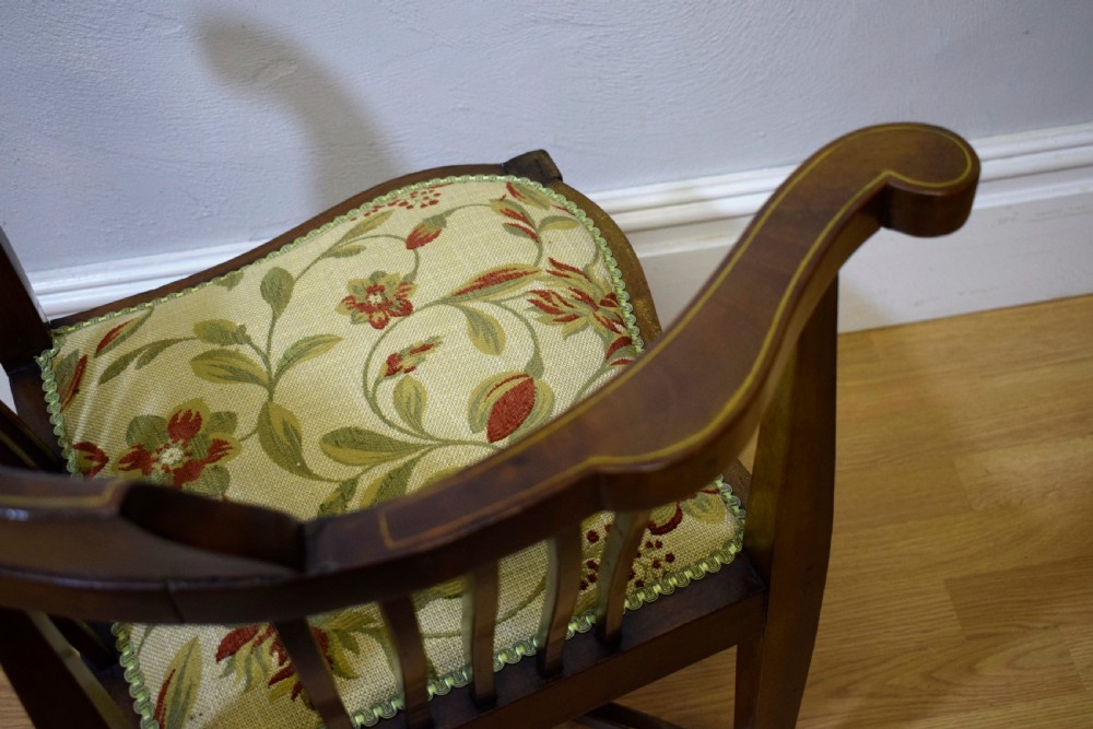 Antique Late Victorian Corner Chair View VIII