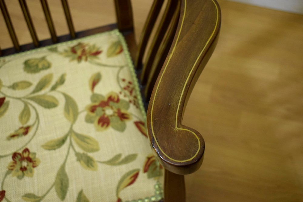 Antique Late Victorian Corner Chair View XIV