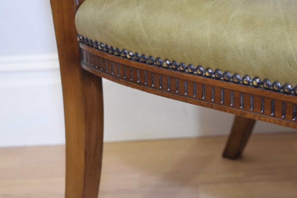Antique Victorian Library Armchair   View X