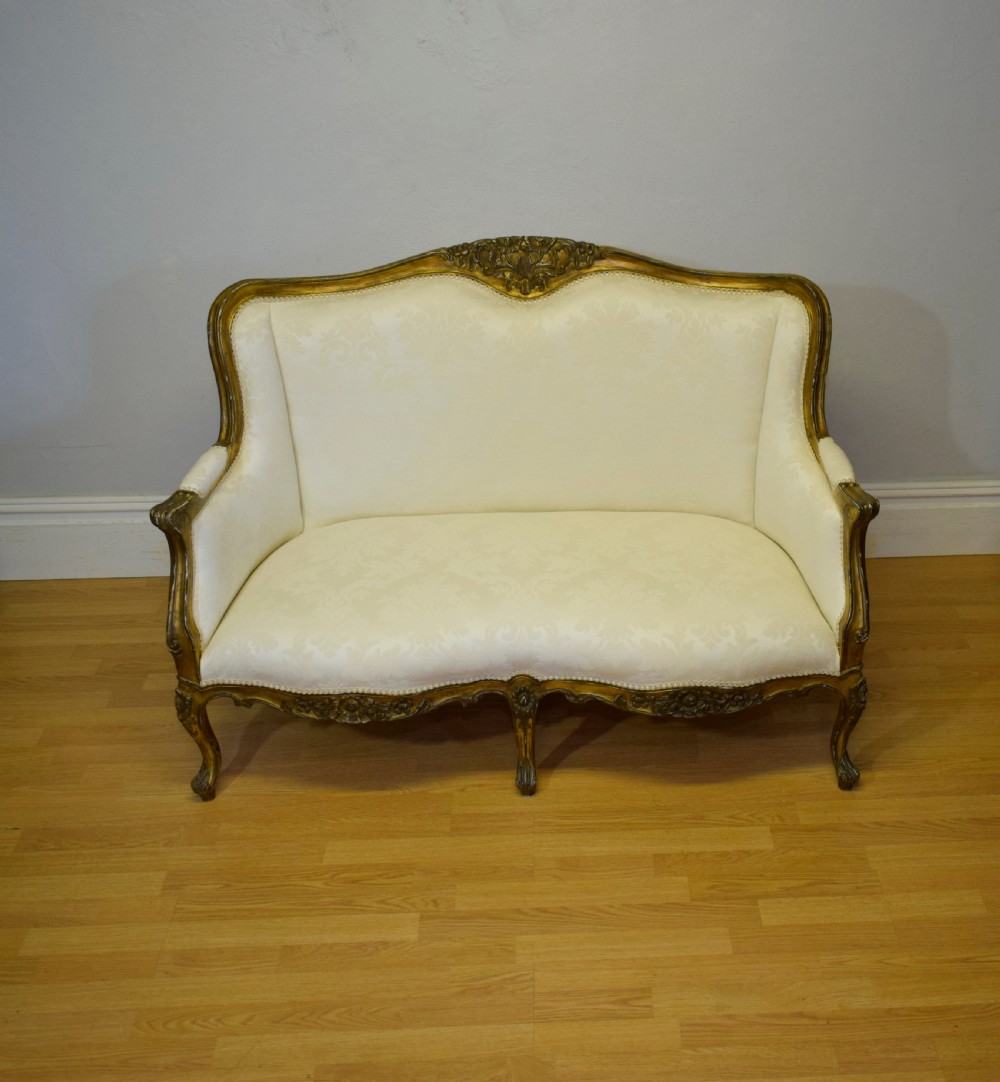 Antique French Louis XVI Couch View II