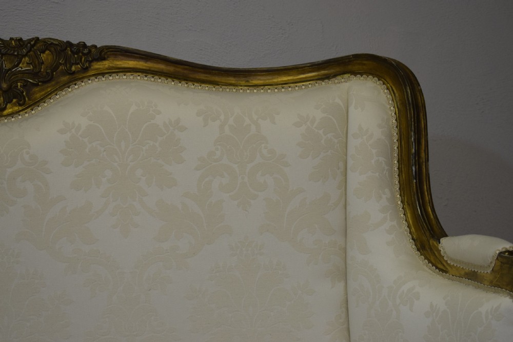 Antique French Louis XVI Couch View VIII