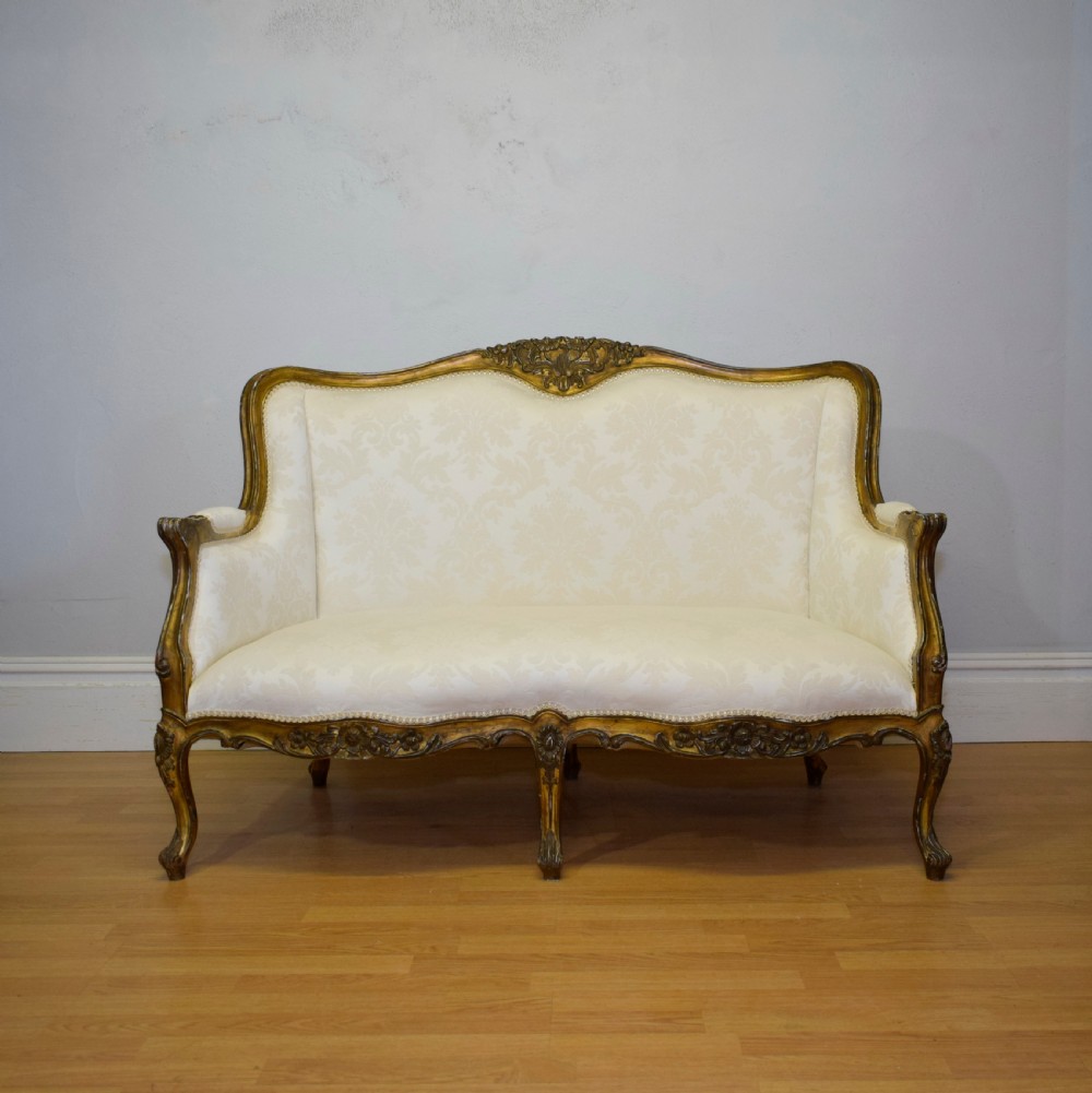 Antique French Louis XVI Couch View XVII