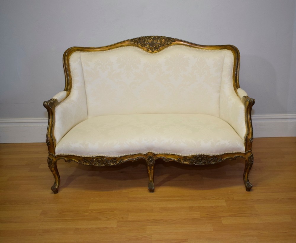 Antique French Louis XVI Couch View XVIII