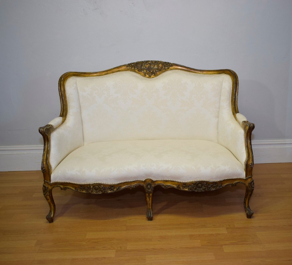 Antique French Louis XVI Couch View XIX