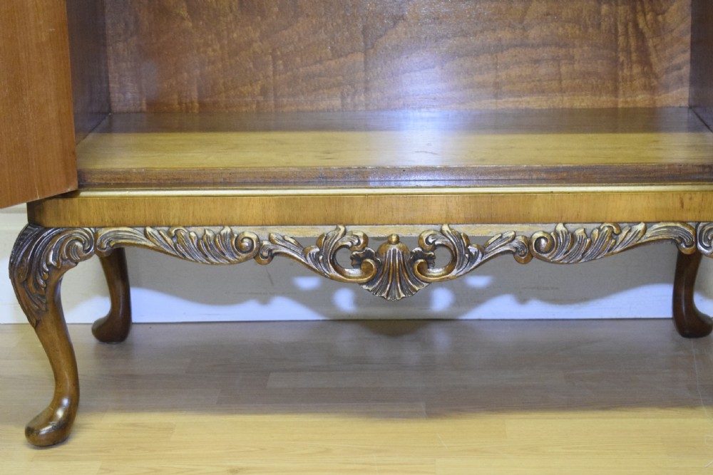 Antique Burr Walnut Cocktail Cabinet View XX