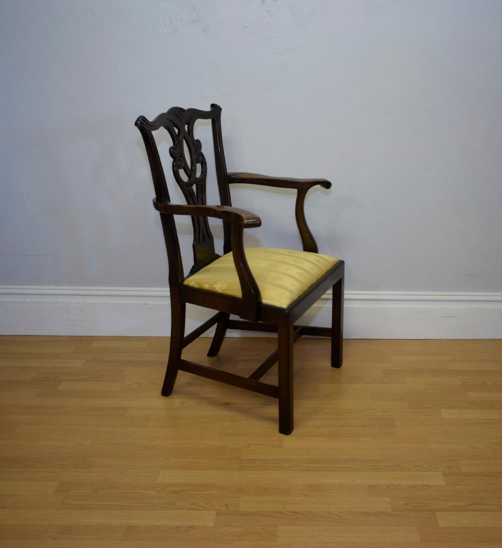 Antique Georgian Chippendale Armchair View VI